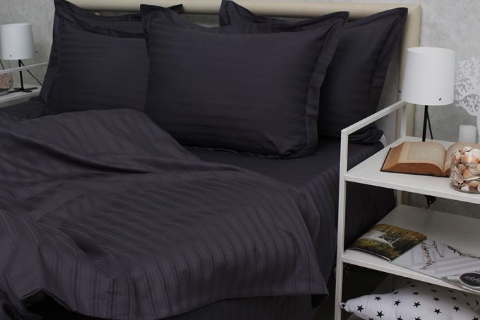 Комплект постільної білизни євро наволочки 50*70см Страйп-Сатин Multistripe MST-5