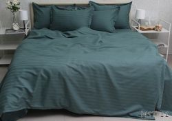 Комплект постільної білизни євро наволочки 50*70см Страйп-Сатин Multistripe MST-11