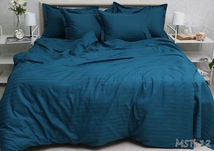 Комплект постільної білизни євро наволочки 50*70см Страйп-Сатин Multistripe MST-12