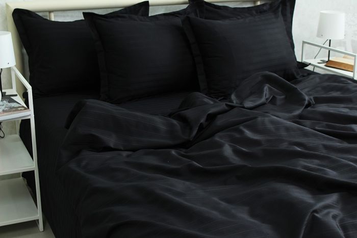 Комплект постільної білизни євро наволочки 50*70см Страйп-Сатин Multistripe MST-15