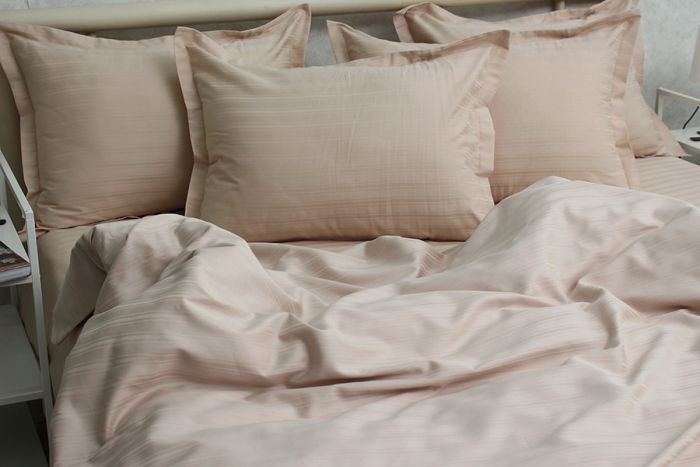 Комплект постільної білизни сімейний наволочки 50*70см Страйп-Сатин Multistripe MST-1