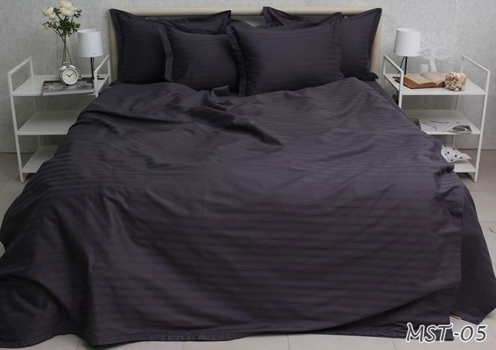 Комплект постільної білизни сімейний наволочки 50*70см Страйп-Сатин Multistripe MST-5