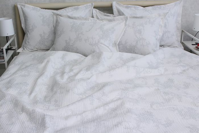 Комплект постільної білизни двоспальний наволочки 70*70см Ранфорс Gofre RG-12