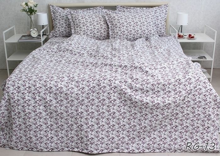 Комплект постільної білизни двоспальний наволочки 70*70см Ранфорс Gofre RG-13
