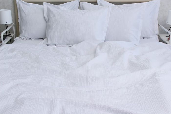 Комплект постільної білизни євро наволочки 70*70см Ранфорс Gofre RG-6