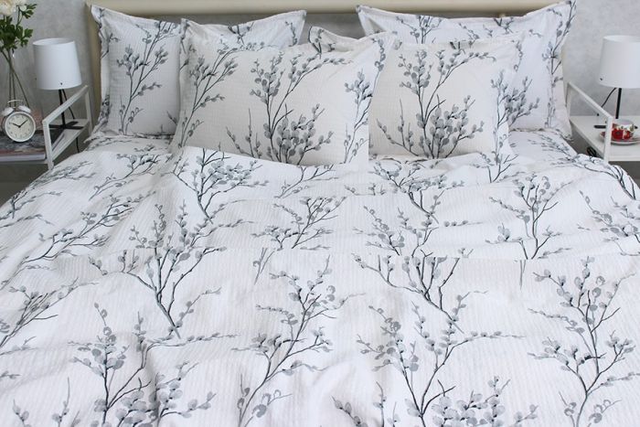 Комплект постільної білизни євро наволочки 50*70см Ранфорс Gofre RG-8