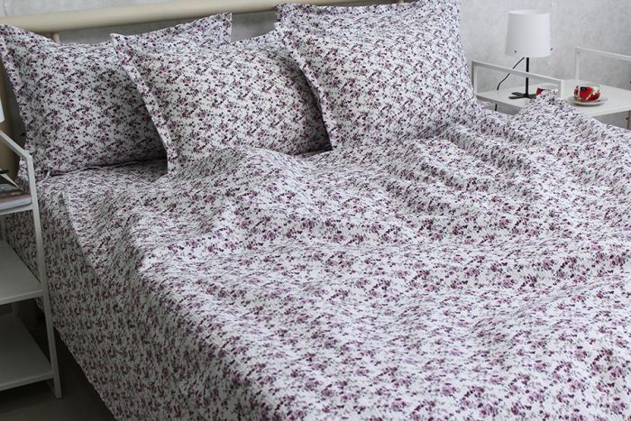 Комплект постільної білизни євро наволочки 70*70см Ранфорс Gofre RG-13