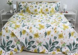Комплект постільної білизни євро наволочки 50*70см Ранфорс Gofre RG-15