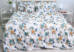 Комплект постільної білизни сімейний наволочки 70*70см Ранфорс Gofre RG-1