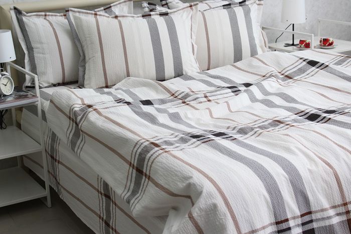 Комплект постільної білизни сімейний наволочки 50*70см Ранфорс Gofre RG-4