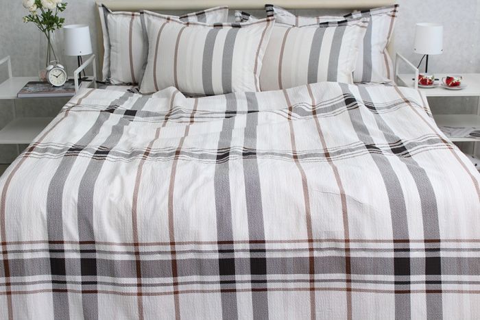 Комплект постільної білизни сімейний наволочки 70*70см Ранфорс Gofre RG-4