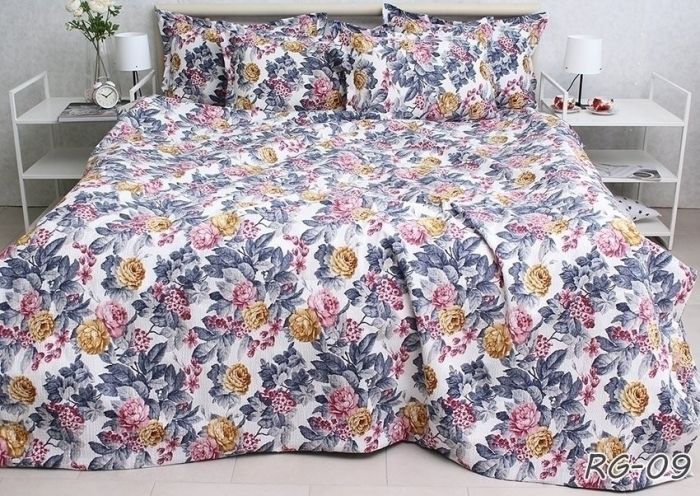 Комплект постільної білизни сімейний наволочки 70*70см Ранфорс Gofre RG-9