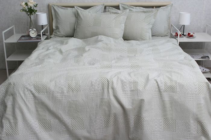 Комплект постільної білизни сімейний наволочки 50*70см Ранфорс Gofre RG-14