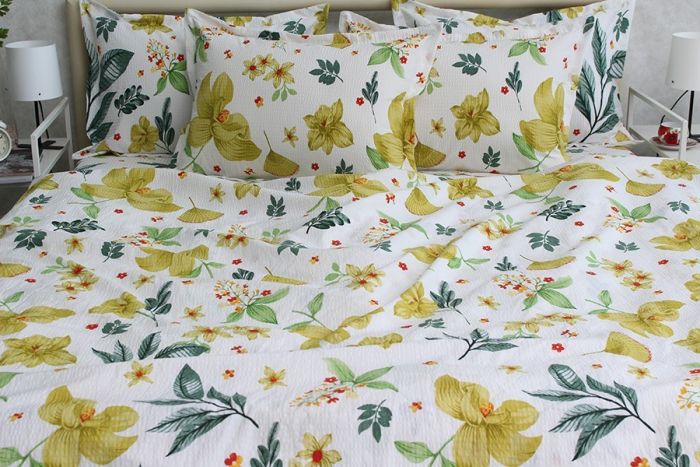 Комплект постільної білизни сімейний наволочки 70*70см Ранфорс Gofre RG-15