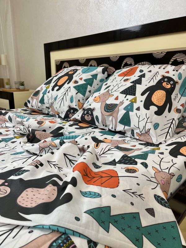 Комплект постільної білизни Премиум 01-09 Бязь наволочки 70*70см