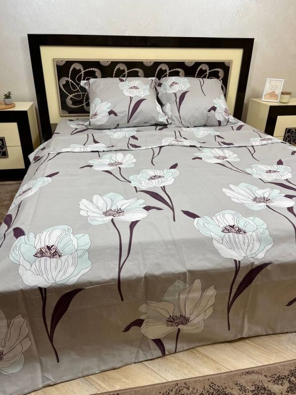 Комплект постільної білизни двоспальний Премиум 02-014-6 Бязь наволочки 70*70см