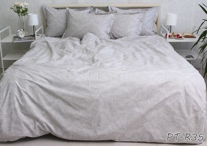 Комплект постільної білизни двоспальний наволочки 50*70см TURKISH COTTON PT-R35