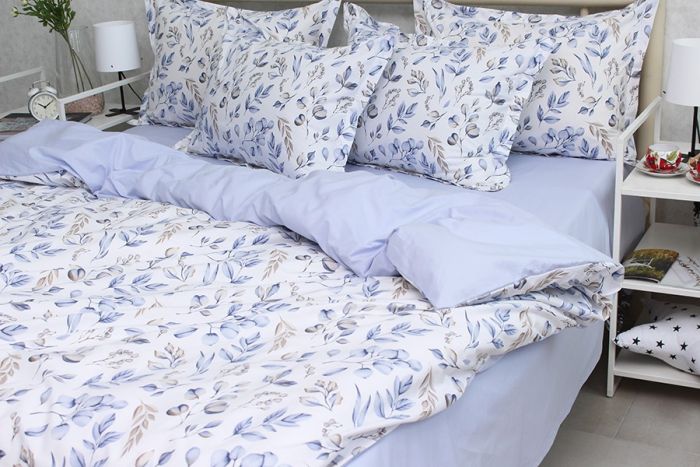 Комплект постільної білизни двоспальний наволочки 70*70см TURKISH COTTON PT-R04