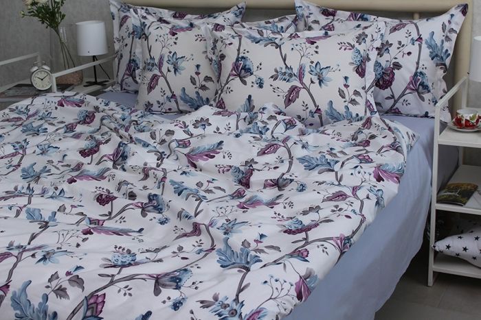 Комплект постільної білизни двоспальний наволочки 50*70см TURKISH COTTON PT-R06