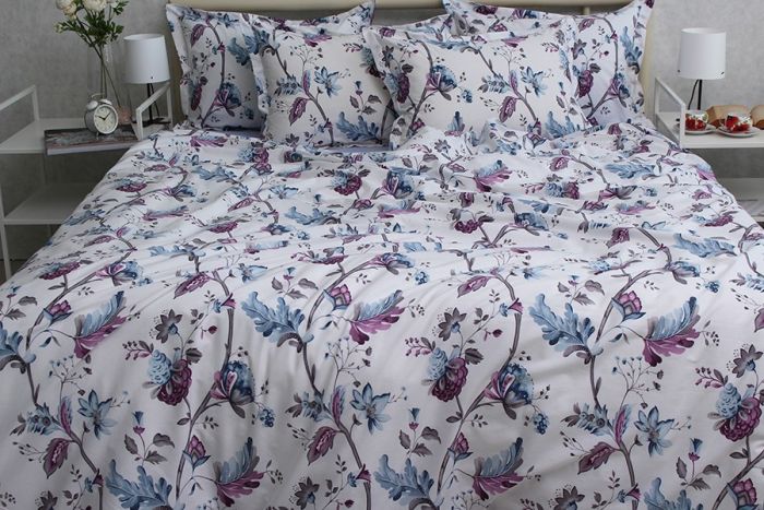 Комплект постільної білизни двоспальний наволочки 50*70см TURKISH COTTON PT-R06