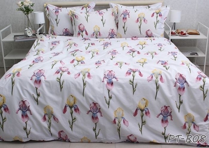 Комплект постільної білизни двоспальний наволочки 70*70см TURKISH COTTON PT-R08