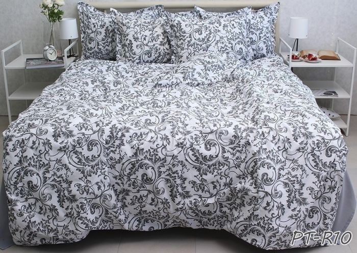 Комплект постільної білизни двоспальний наволочки 50*70см TURKISH COTTON PT-R10