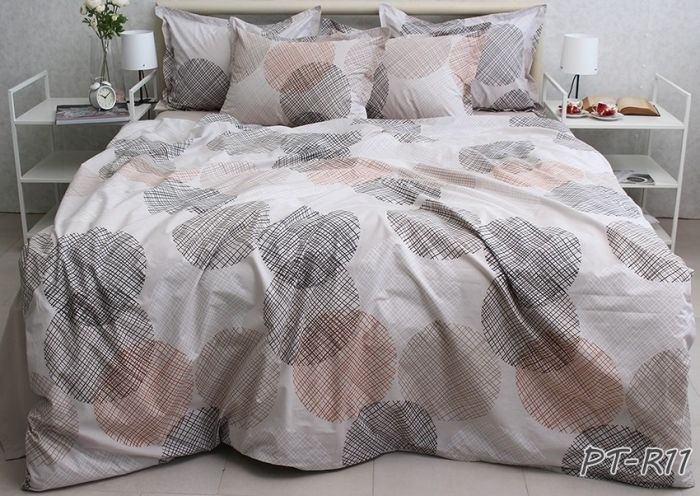 Комплект постільної білизни двоспальний наволочки 50*70см TURKISH COTTON PT-R11