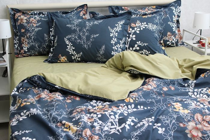 Комплект постільної білизни двоспальний наволочки 50*70см TURKISH COTTON PT-R12