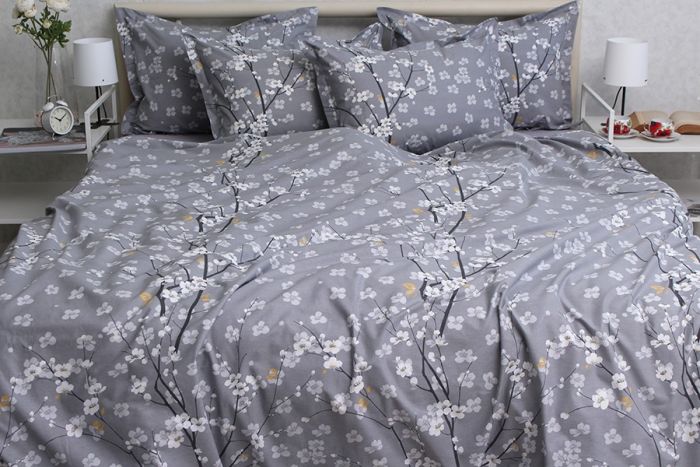 Комплект постільної білизни двоспальний наволочки 50*70см TURKISH COTTON PT-R15