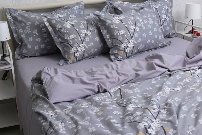 Комплект постільної білизни двоспальний наволочки 70*70см TURKISH COTTON PT-R15