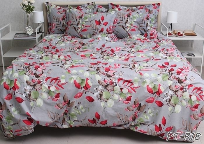 Комплект постільної білизни двоспальний наволочки 50*70см TURKISH COTTON PT-R18