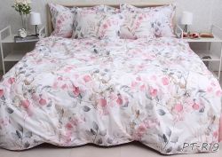 Комплект постільної білизни двоспальний наволочки 50*70см TURKISH COTTON PT-R19