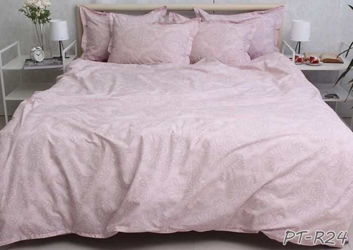 Комплект постільної білизни двоспальний наволочки 50*70см TURKISH COTTON PT-R24