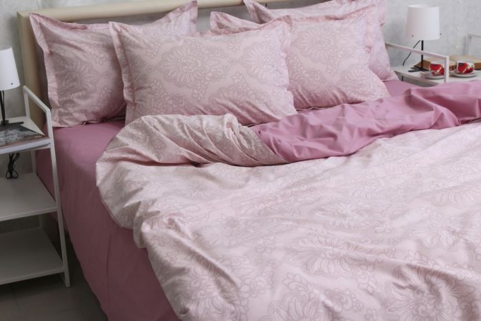 Комплект постільної білизни двоспальний наволочки 50*70см TURKISH COTTON PT-R24