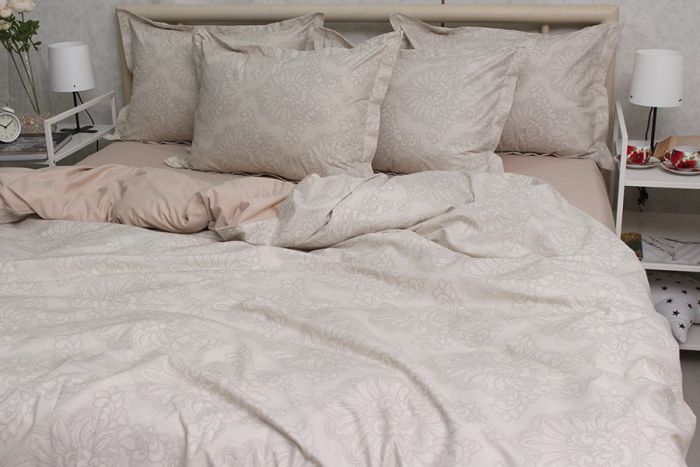 Комплект постільної білизни двоспальний наволочки 70*70см TURKISH COTTON PT-R28