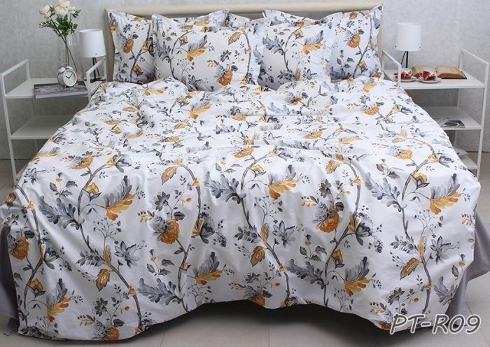 Комплект постільної білизни євро наволочки 70*70см TURKISH COTTON PT-R09