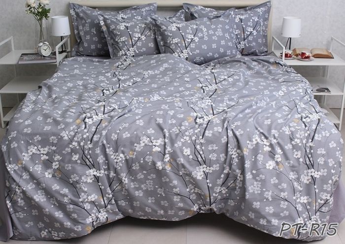 Комплект постільної білизни євро наволочки 50*70см TURKISH COTTON PT-R15