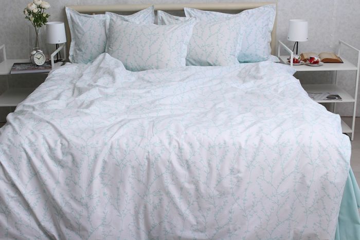 Комплект постільної білизни євро наволочки 70*70см TURKISH COTTON PT-R17