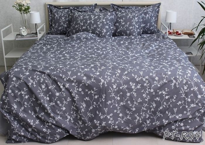 Комплект постільної білизни євро наволочки 70*70см TURKISH COTTON PT-R34