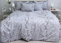 Комплект постільної білизни сімейний наволочки 70*70см TURKISH COTTON PT-R01