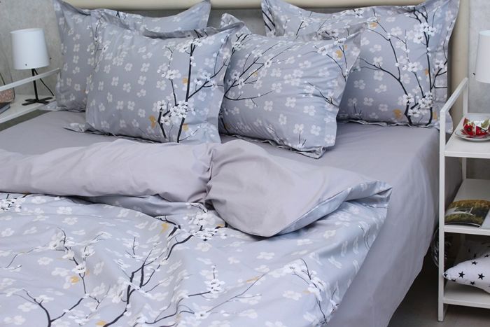 Комплект постільної білизни сімейний наволочки 50*70см TURKISH COTTON PT-R01