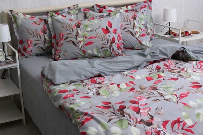 Комплект постільної білизни сімейний наволочки 50*70см TURKISH COTTON PT-R18