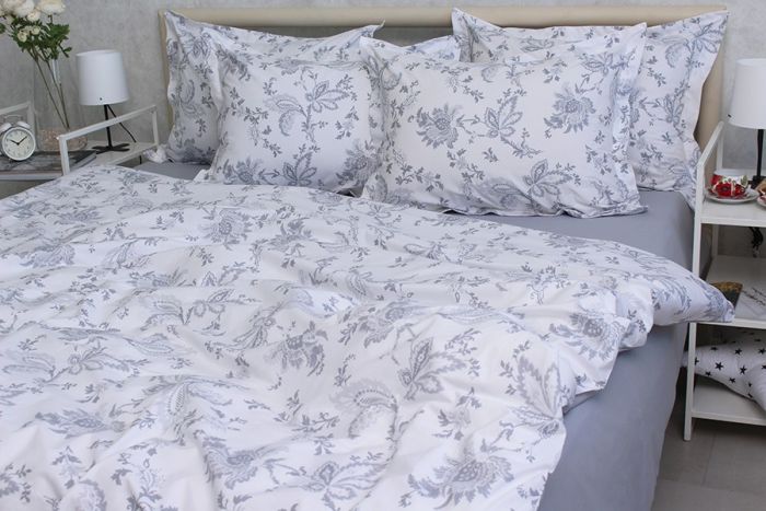 Комплект постільної білизни сімейний наволочки 50*70см TURKISH COTTON PT-R33