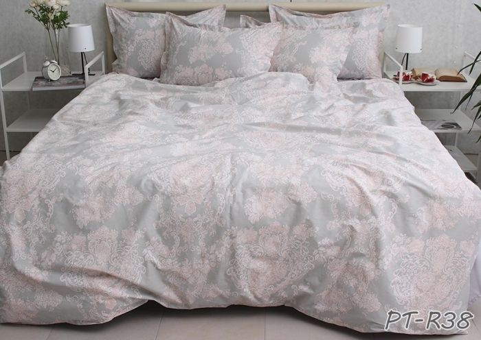 Комплект постільної білизни сімейний наволочки 50*70см TURKISH COTTON PT-R38