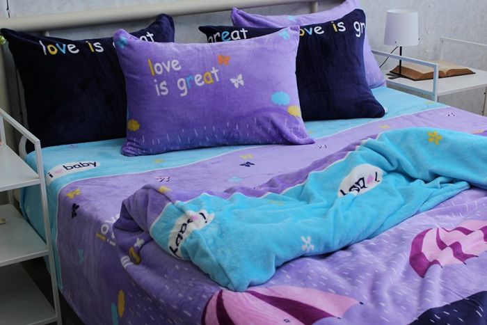 Комплект постільної білизни наволочки 50*70см велсофт (мікрофібра) ALM1910