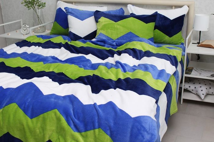 Комплект постільної білизни наволочки 50*70см велсофт (мікрофібра) ALM1925