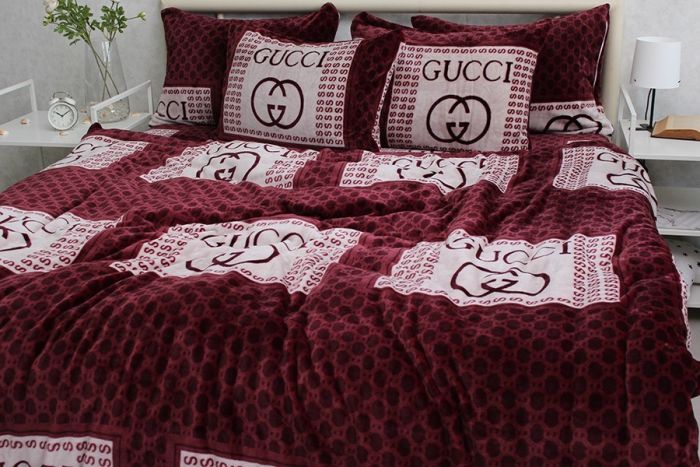 Комплект постільної білизни двоспальний наволочки 50*70см велсофт (мікрофібра) VL1377