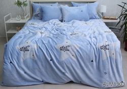 Комплект постільної білизни євро наволочки 50*70см велсофт (мікрофібра) ALM1903