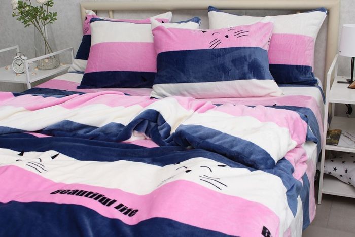 Комплект постільної білизни євро наволочки 50*70см велсофт (мікрофібра) ALM1922