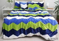 Комплект постільної білизни євро наволочки 50*70см велсофт (мікрофібра) ALM1925